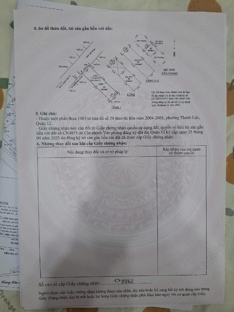 Đất trung tâm Q12 An Phú Đông 14x22 giá 5.x tỷ