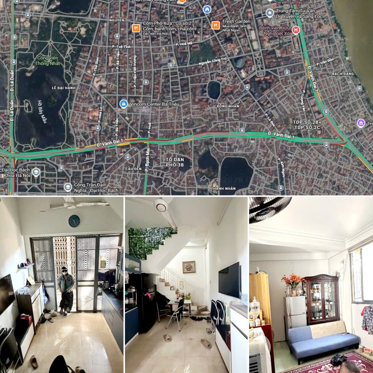 Bán nhà 5 tầng mặt đường vành đai 1 (để ở, giao dịch) Sổ đỏ chính chủ | Chỗ đỗ xe và vỉa hè rộng rãi