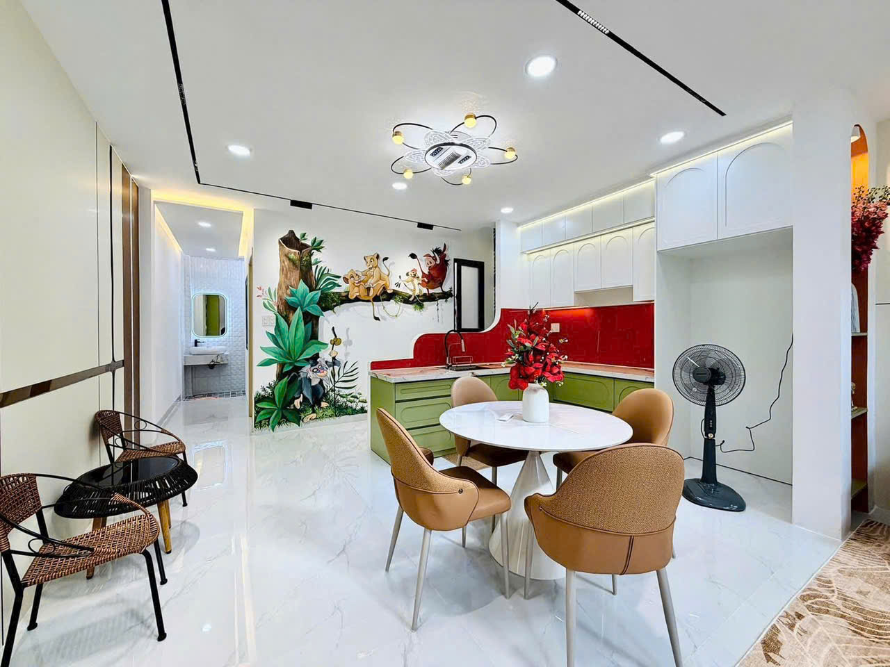 NHANH THÌ CÒN - TÂN BÌNH 2” - 70M2 (4.8x15) A4 - 2 TẦNG, 3 PHÒNG NGỦ (1PN DƯỚI TRỆT), 2WC - SÂN ĐỂ XE RỘNG - HẺM SẠCH, DÂN TRÍ CAO - TẶNG FULL NỘI THẤT XỊN - 5.x TỎI TL