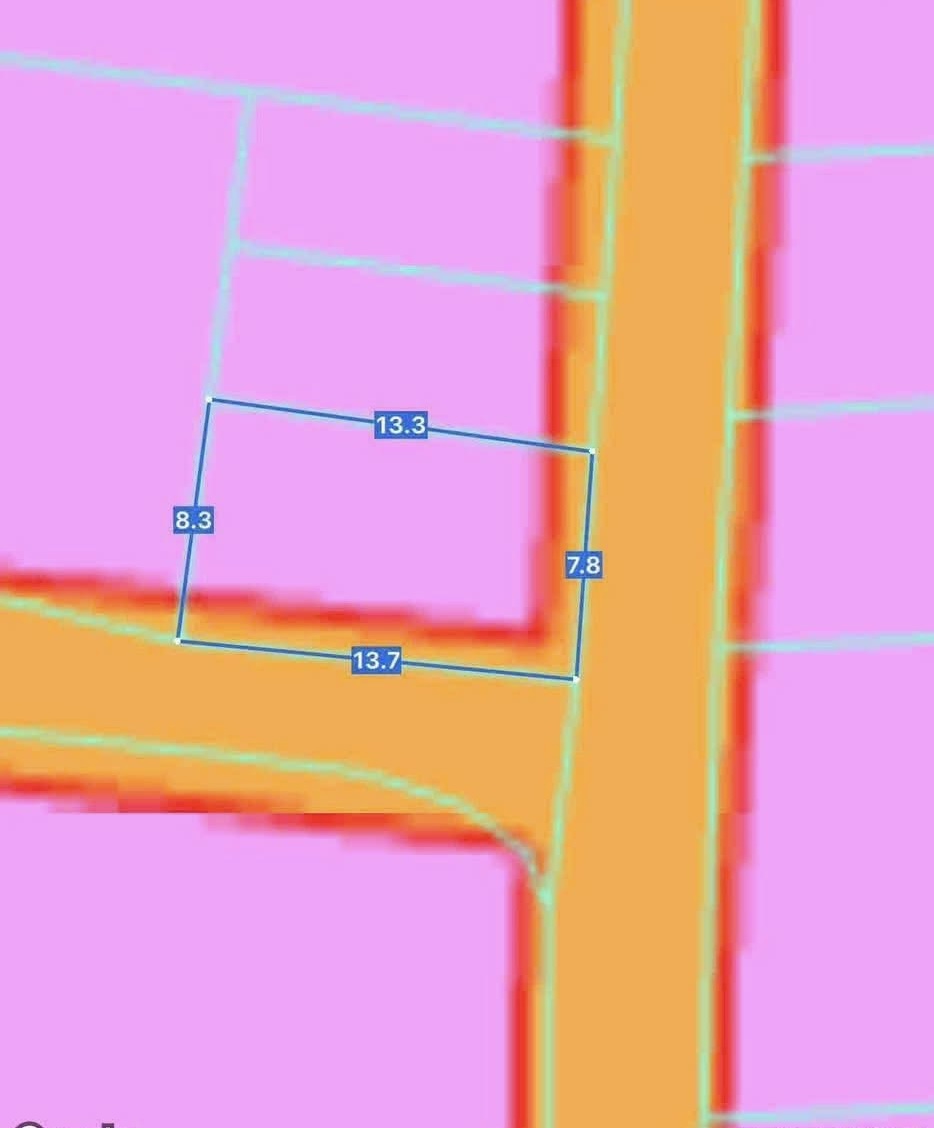 Bán đất 2 mặt tiền thoáng và rộng 108m2 ở Dĩ An, Bình Dương