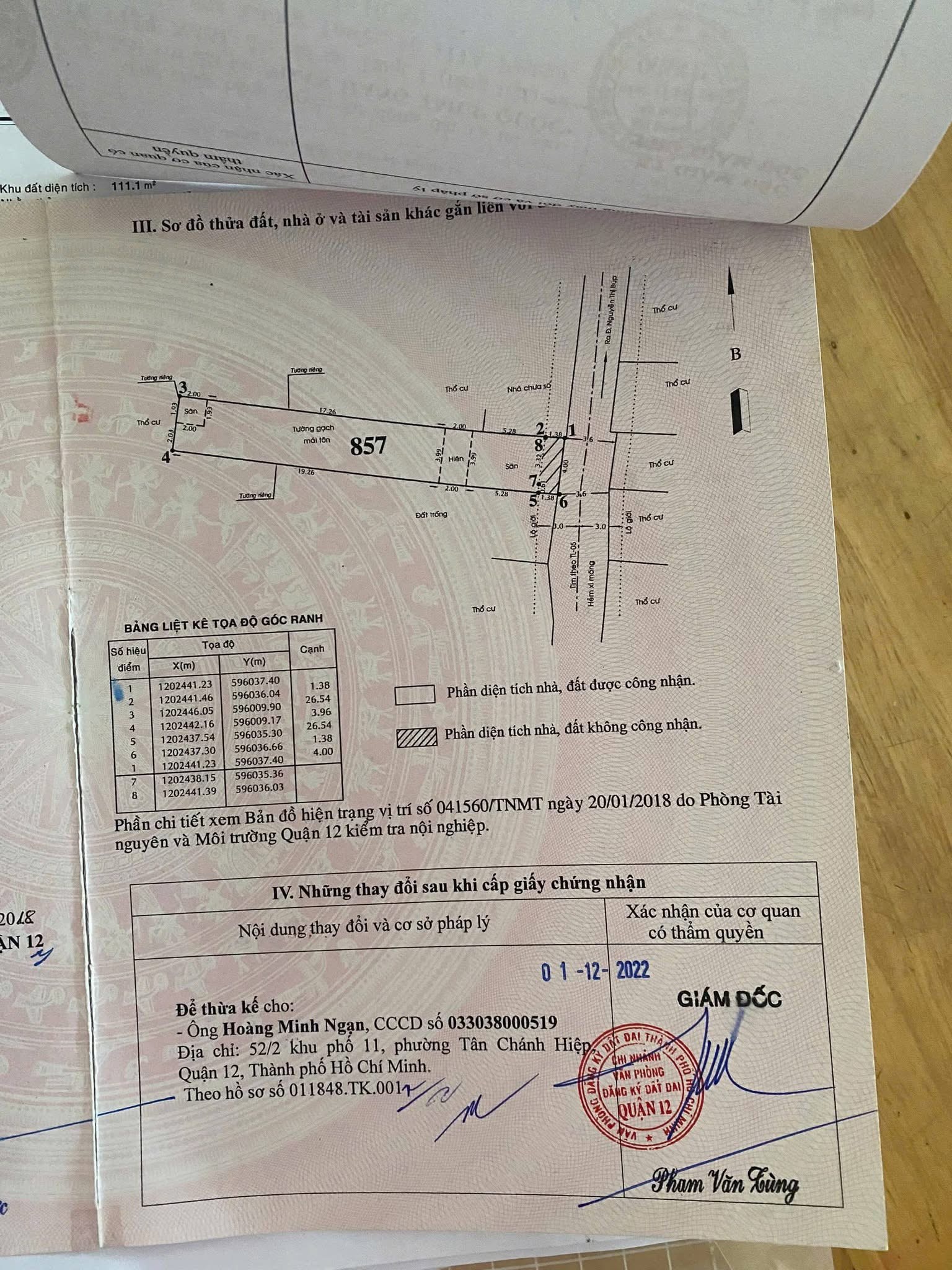 Bán nhà cấp 4 SHR 4x26m Nguyễn Thị Búp P TCH Q12