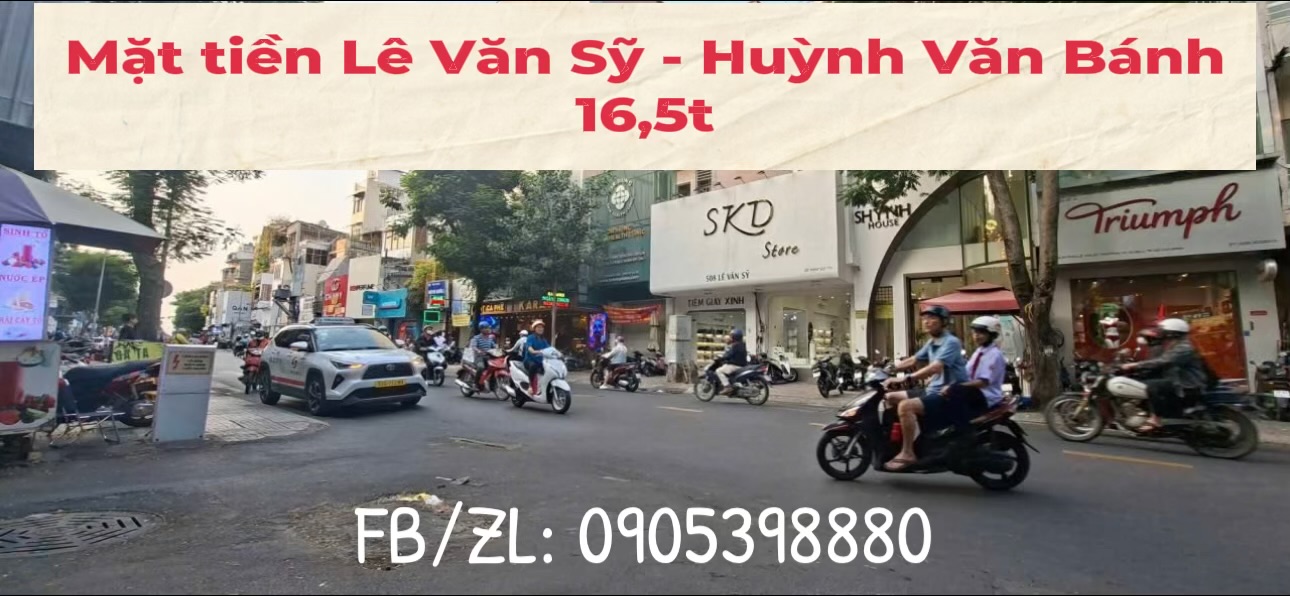 Mặt tiền Lê Văn Sỹ trung tâm Phú Nhuận