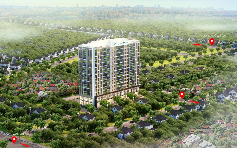 Nhỉnh 3 tỷ sở hữu căn 2 ngủ 66.3m2 tại dự án Green home Phương Đông, Long Biên, Hà Nội