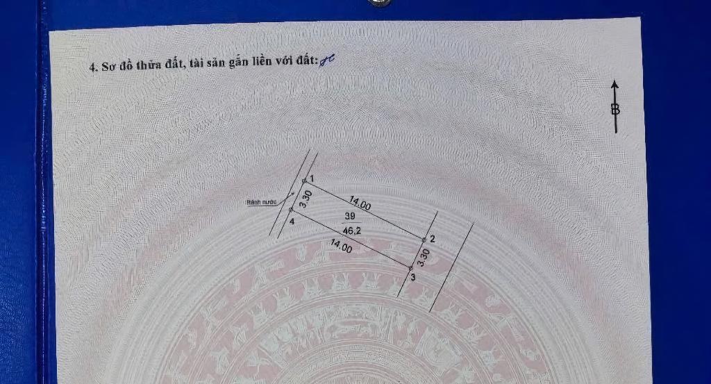 Bán đất tặng nhà Dương nội hà đông 46m2. 6 tỉ