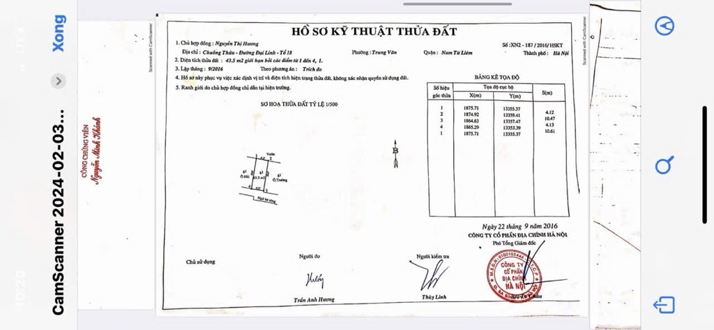 Bán đất tặng nhà đại mỗ nam từ liêm 44m2. 2,3 tỉ