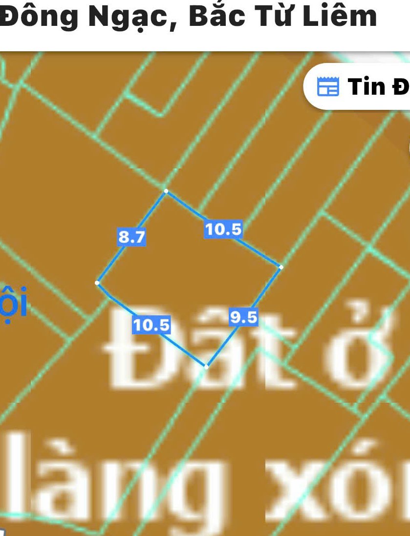 BÁN ĐẤT #ĐÔNG NGẠC # NGÕ Ô TÔ ĐỖ CỔNG - GẦN KHU ĐÔ THỊ,  TRƯỜNG HỌC CÁC CẤP