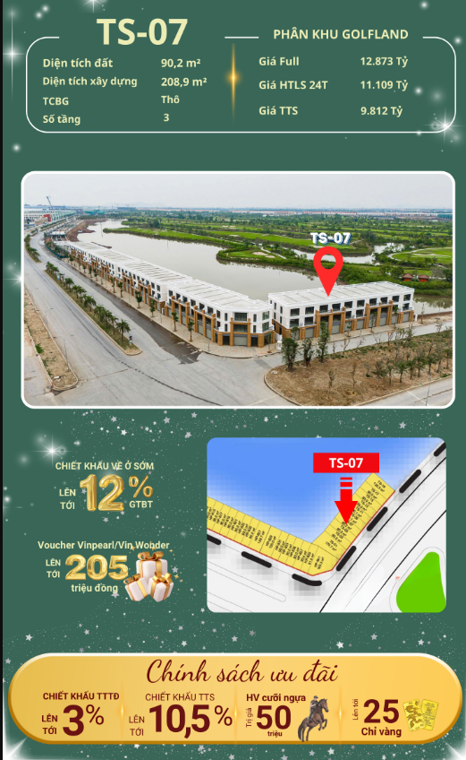 Bán BT 3 tầng tại Vinhomes Royal Island, Thủy Hà, Thủy Nguyên, Hải Phòng, 11 tỷ, 90.2m2