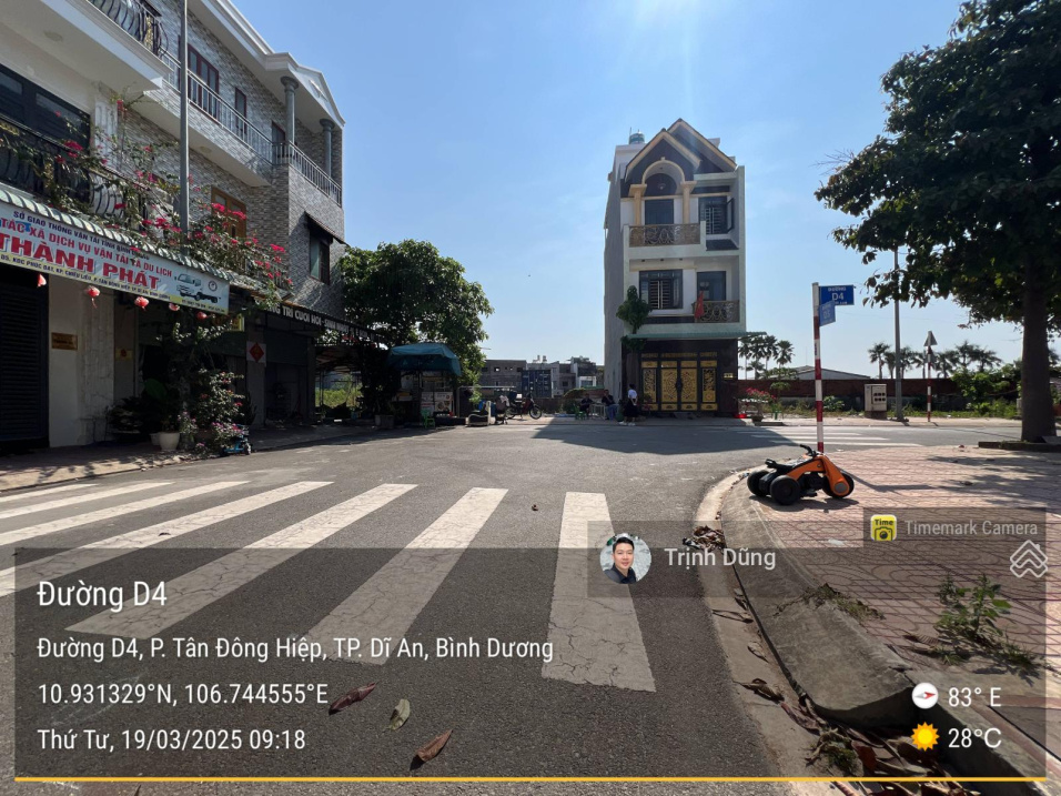 Duy nhất 1 lô góc đẹp thoáng mát nhất KDC Phúc Đạt Garden, gần BX Tân Đông Hiệp ngã 4 550