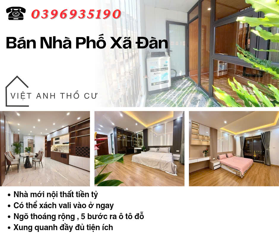 Bán nhà Phố Xã Đàn, 41m2, Sổ Đẹp, Nội Thất Tiền Tỷ,  Giá: 13.7 Tỷ, Lh: 0396935190.