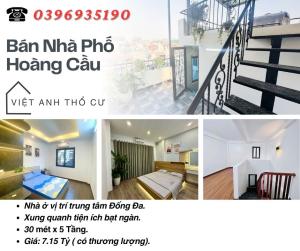 Bán nhà Phố Hoàng Cầu_Dân Xây Ở_ Gần Hồ Sinh Thái_30mx5T_ Giá: 7.15 tỷ_Lh: 0396935190.