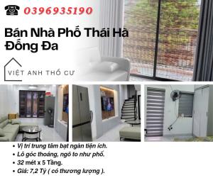 Bán nhà Thái Hà Đống Đa_Trung Tâm Đống Đa_Ngõ To Như Phố_32mx5T_Giá: 7.2 Tỷ_Lh: 0396935190.