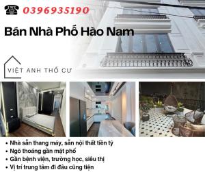 Bán nhà Hào Nam, 7 Tầng, Thang Máy, Gần Mặt Phố, Giá: 13.65 Tỷ, Lh: 0396935190.