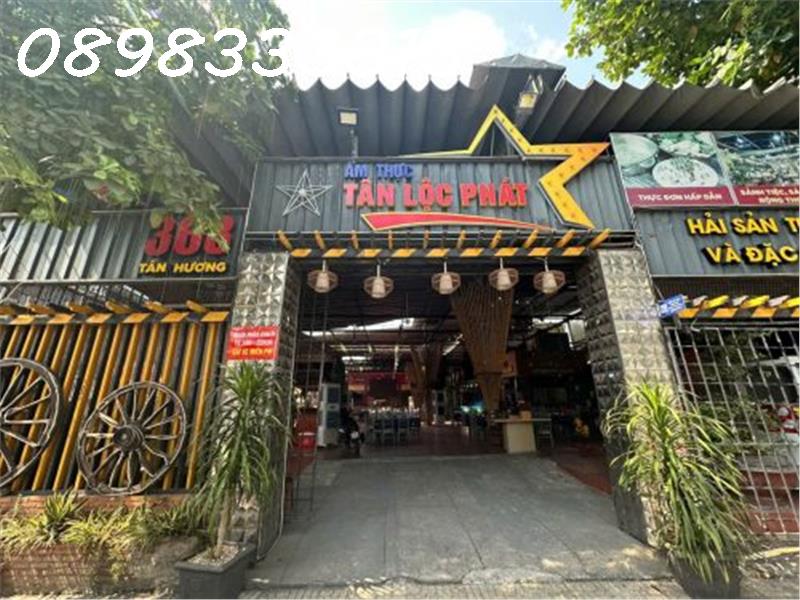 Sang quán 368 Tân Hương, Góc 3 Mặt tiền Đỉnh, 1300m2, Giá thuê cực rẻ chỉ 150tr. P Tân Quý, Quận