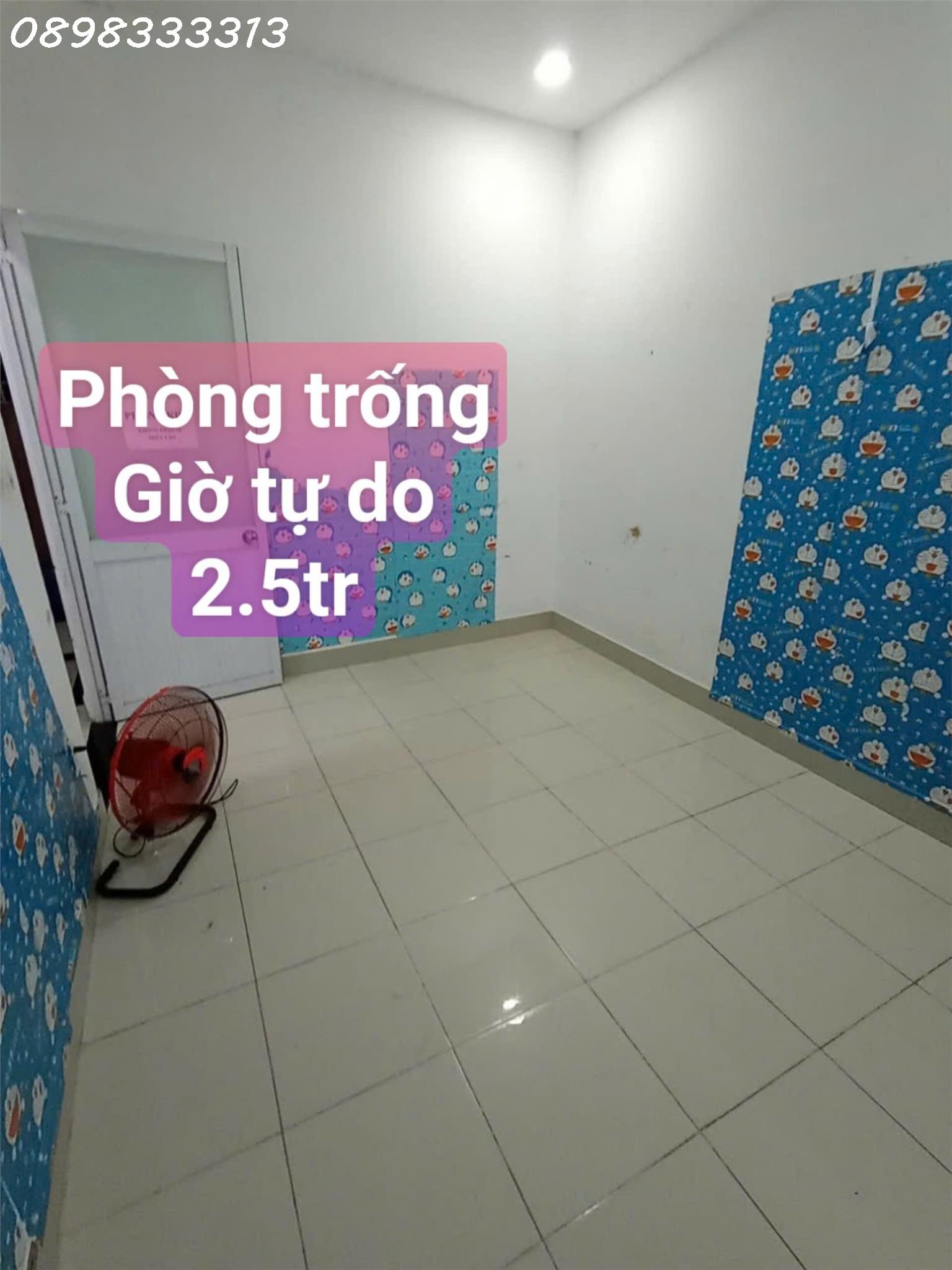 Cho thuê phòng trống, Mặt tiền đường Văn Cao, Giờ giấc tự do chỉ 2,5tr/tháng.