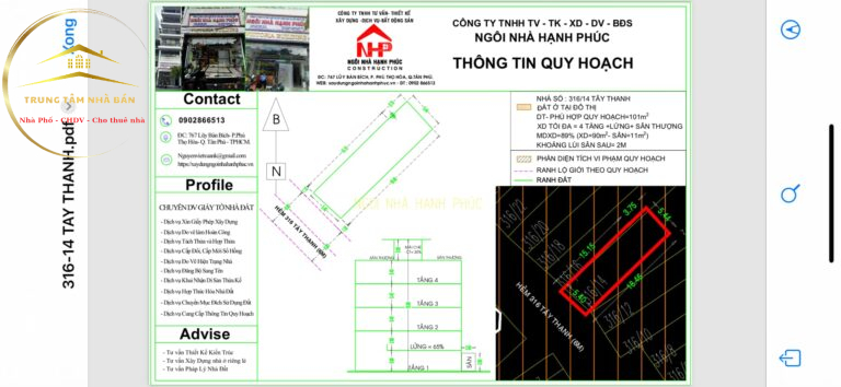 Bán nhà Mặt tiền 70 Trần Thủ Độ, Phú Thạnh, Tân Phú, 4×15, chỉ 8,9 tỷ