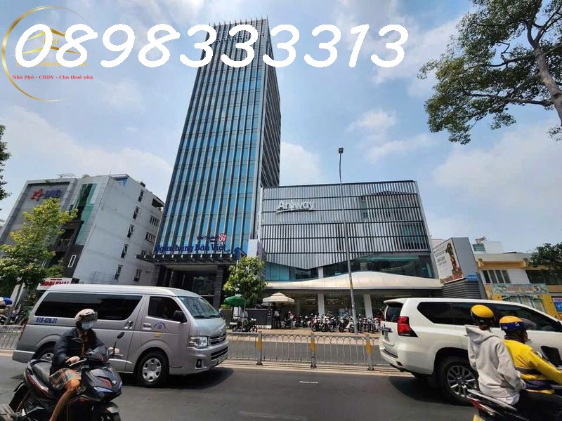 Bán tòa nhà Mặt tiền trung tâm 410B-410C-410D Nguyễn Thị Minh Khai, Trệt  3 lầu, 19.3m x 35m Công