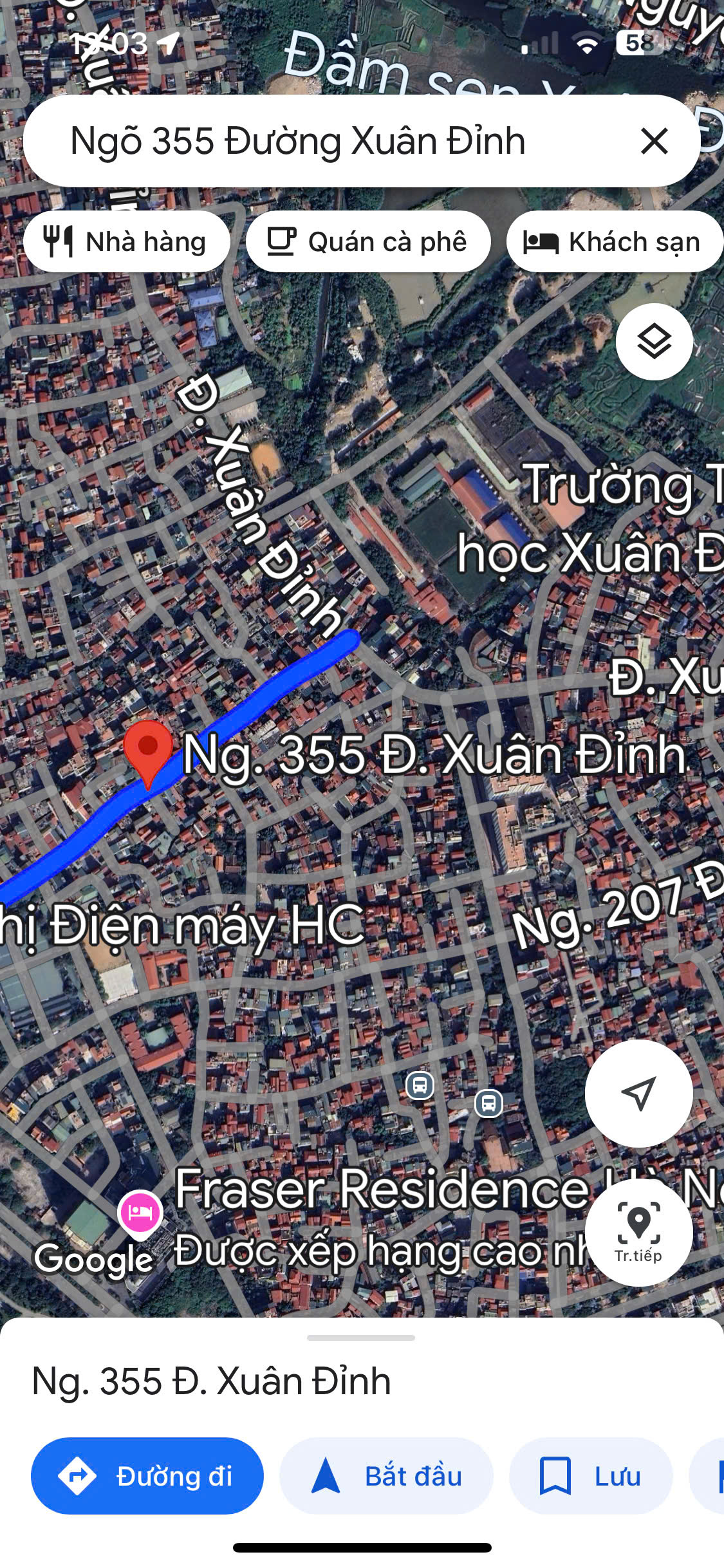 Ngõ 355 Xuân Đỉnh to như phố, oto tránh, 222m, MT 9.5m