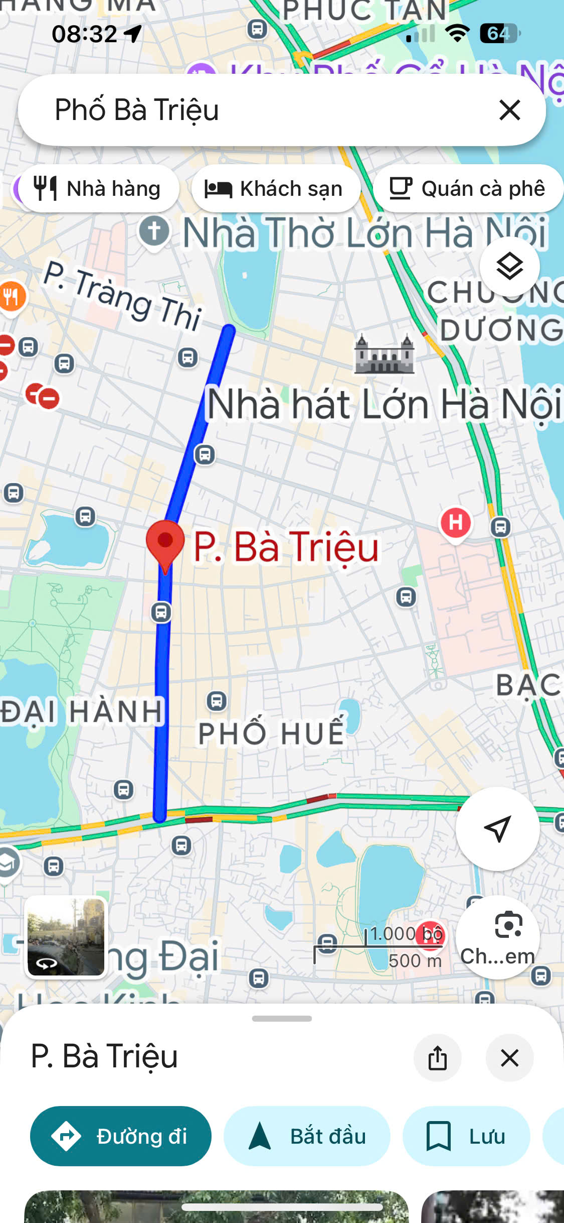 Building mặt phố Bà Triệu, DT rộng, MT lớn, giá đầu tư