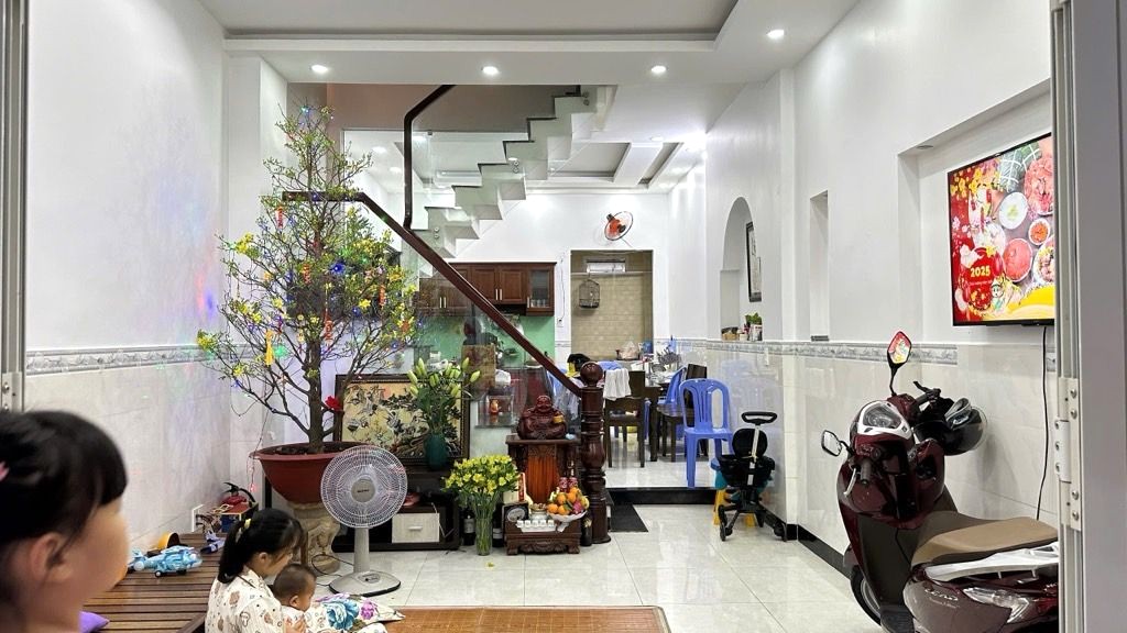 Bán Nhà Mới 4 Tầng Quận 7, DT 52M2  Hẻm Ôtô Thông, Huỳnh Tấn Phát, Gần Phú Mỹ Hưng, 7.39Tỷ