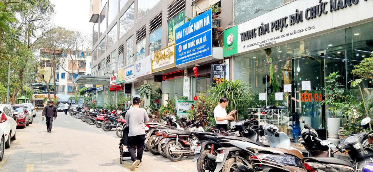 Bán Shophouse chân đế SKY KDT Định Công, siêu đẹp, 106.2m2, 7.5 tỷ