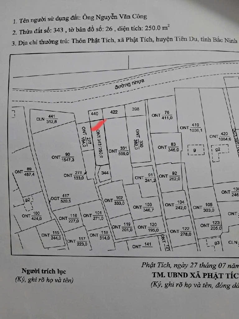 Phật Tích Tiên Du 250/314 m, 4 tầng, MT 8,8m, đường ô to tránh mà chỉ 4.x tỷ. .