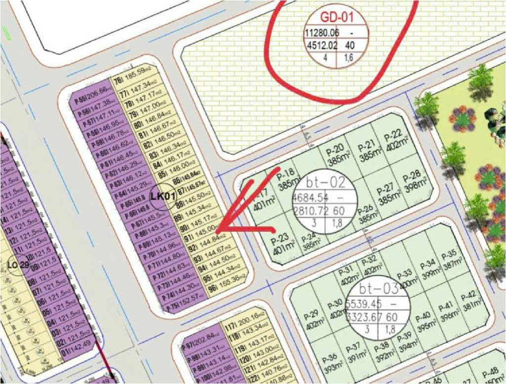 Đất dự án nhà ở thuộc KĐT và DV Từ Sơn Đồng Kỵ 145m, MT 6 x 24m. chỉ với hơn 6 tỷ.