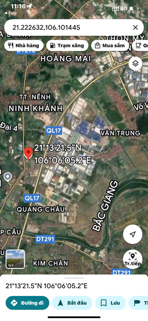Bán đất nền 101m2 tại Quang Châu, Việt Yên, Bắc Giang, giá ưu đãi chỉ với 2,9 tỷ. .