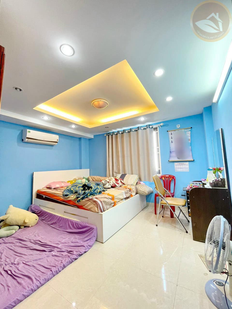 Nhà ĐẸP 4 Tầng Quận 7, 2 mặt Hẻm thoáng mát, Full nội thất