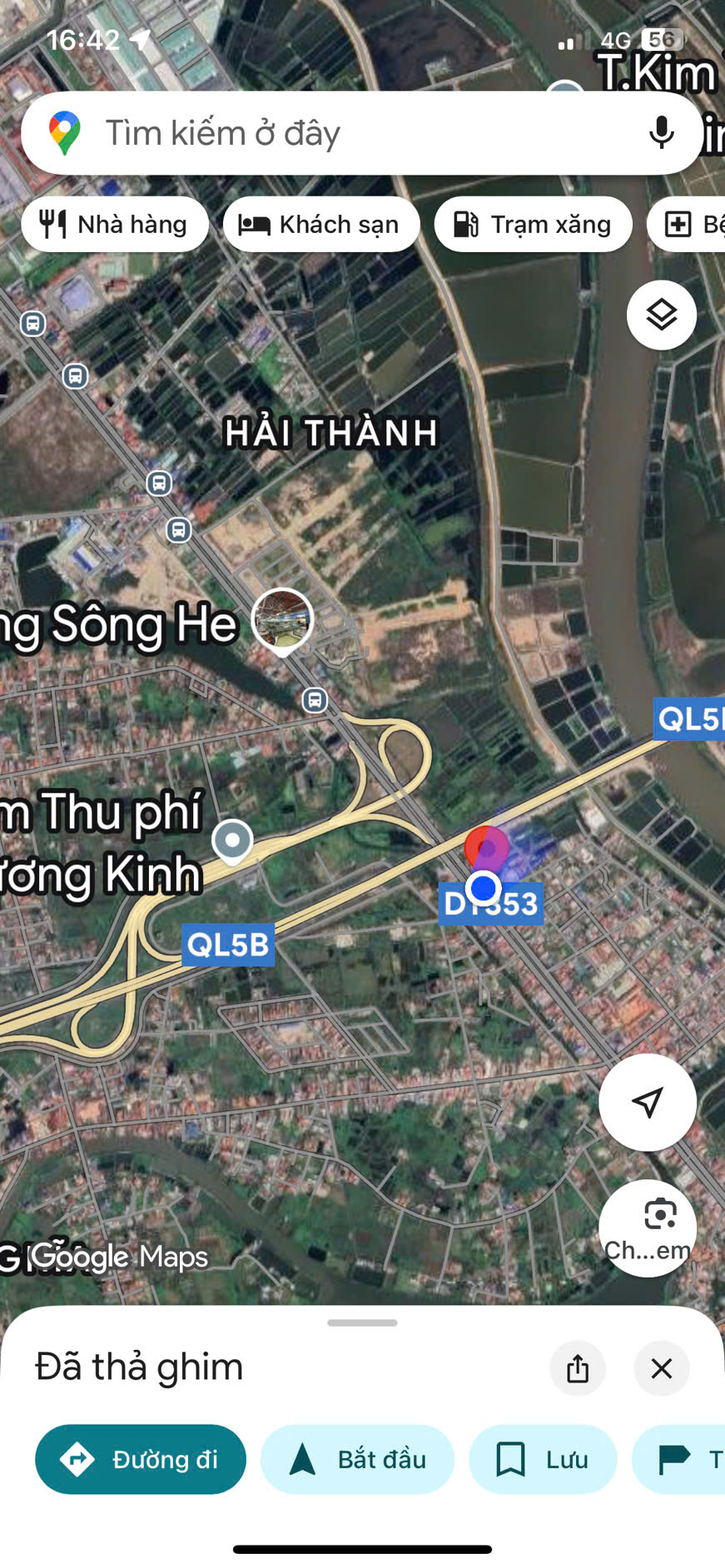 Cho thuê nhà xưởng mặt đường 353 ,diện tích 162 m, mặt tiền 6m, vỉa hè 6x5, sân sau 6x6
