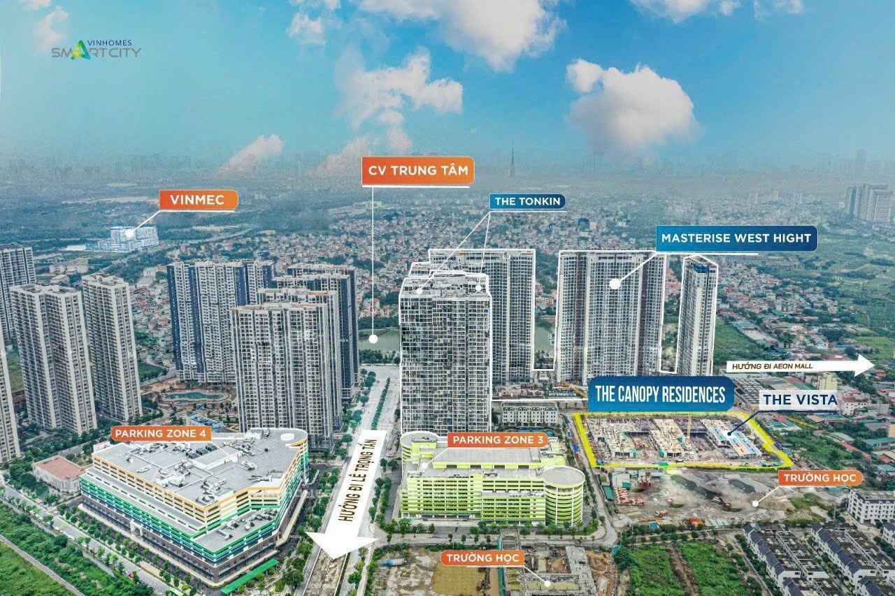 Chính chủ bán nhanh căn hộ 1 phòng ngủ Canopy Vinhomes smart City Tây Mỗ