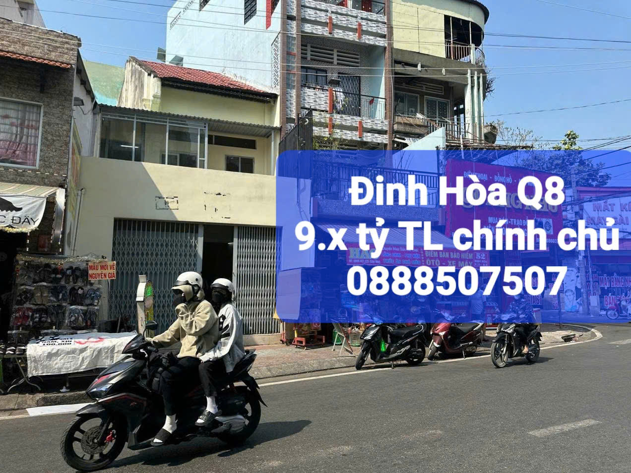 BÁN NHÀ MẶT TIỀN ĐINH HÒA Q8 CHỈ 9.X Đ TL