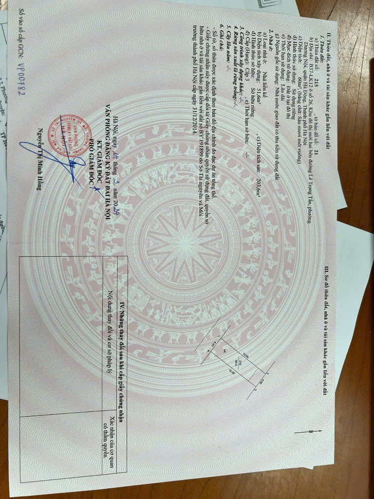 {NHÀ HIẾM} BÁN NHÀ KHU B GELEXIMCO LÊ TRỌNG TẤN - 60M - 4T - 16.5 TỶ (TL) ĐÃ HOÀN THIỆN