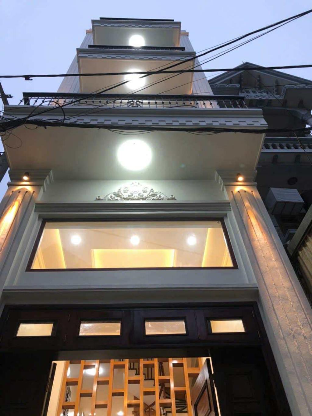 Bán nhà riêng 5 tầng oto đỗ trong nhà Thanh Am, Long Biên 12,5 tỷ