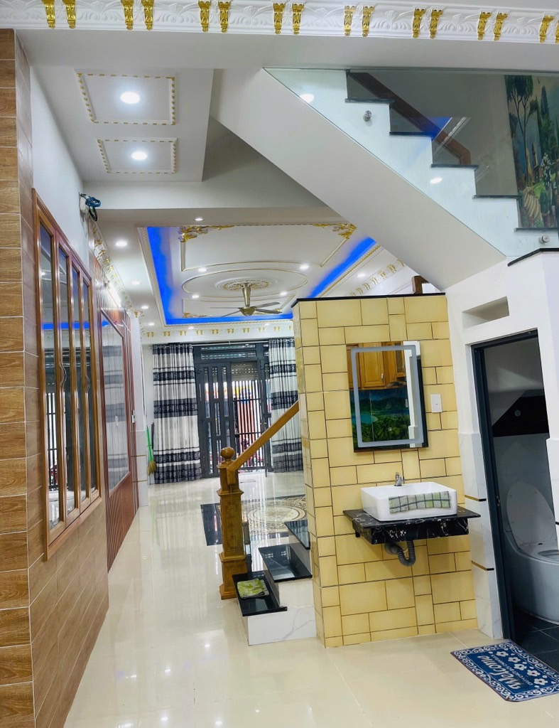 NHÀ 4 TẦNG HẺM XE TẢI MIẾU GÒ XOÀI MỚI ĐẸP Ở NGAY – 4X15M -  CHỈ 6 TỶ 89