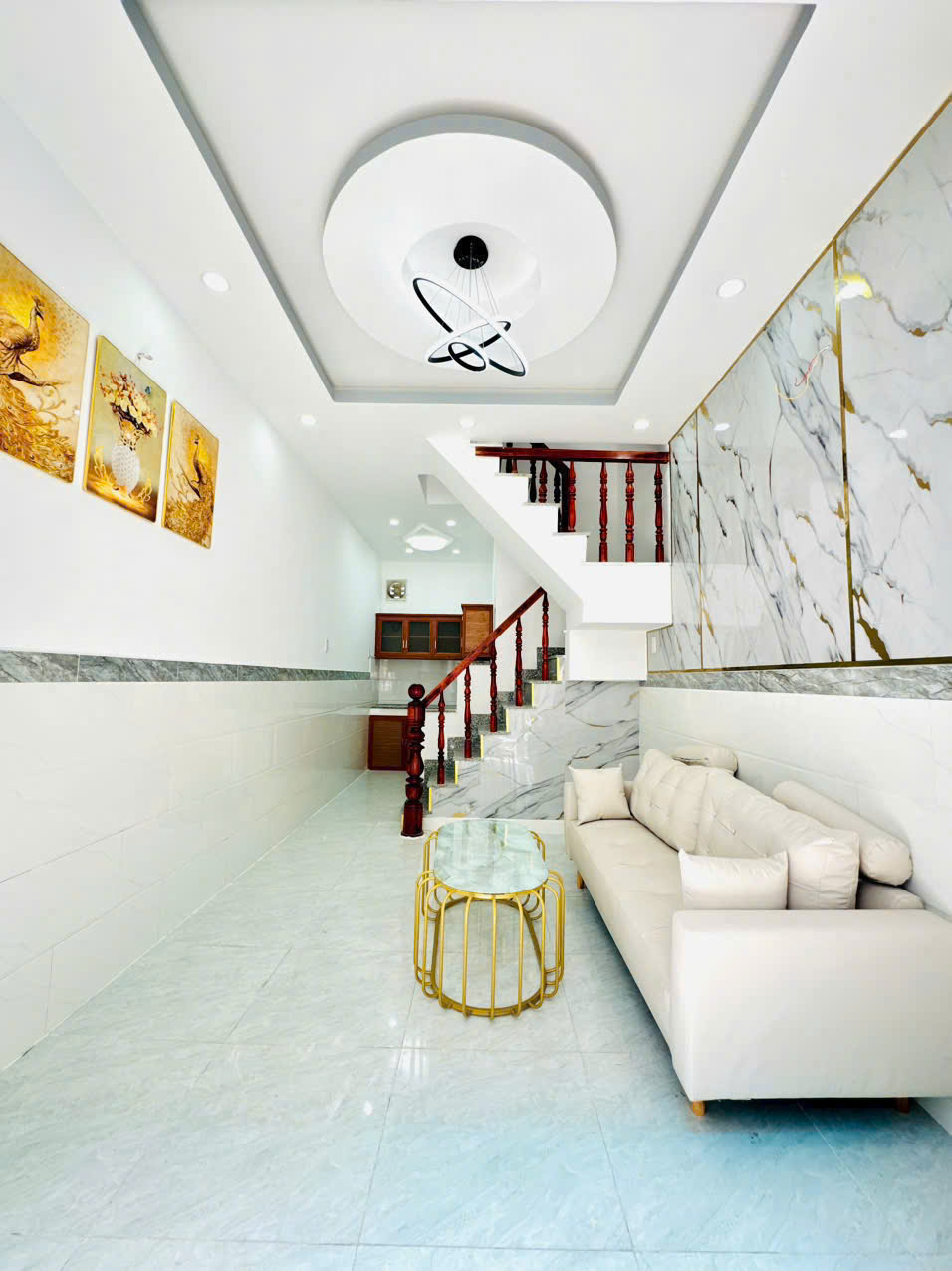 Nhà 4 lầu siêu đẹp, 5pn! Full nt xịn xò! Xe hơi ngủ trong nhà, Vị trí đẹp tuyệt!