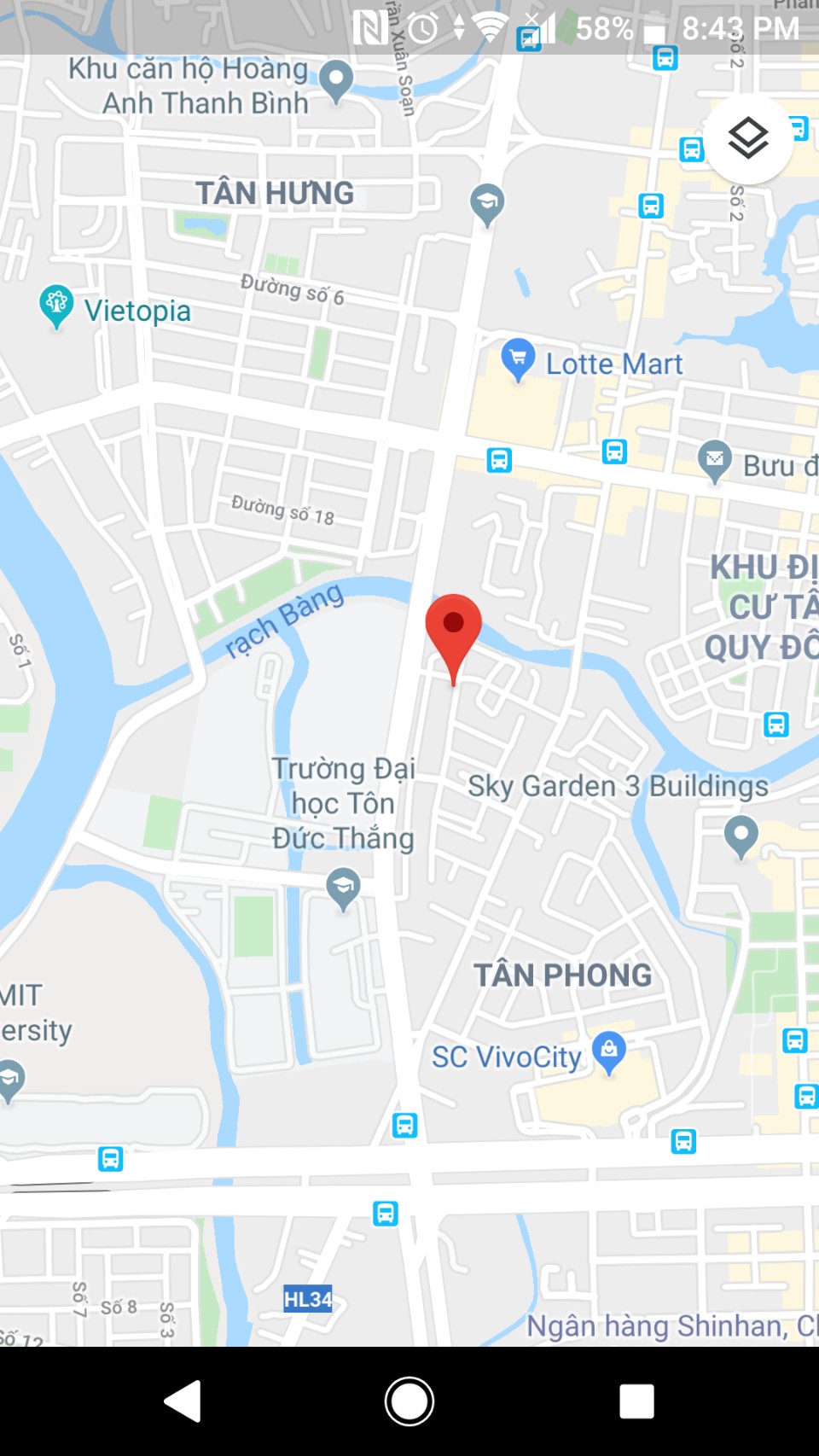 Cho thuê mặt bằng kinh doanh đẹp quận 7, Tp. Hồ Chí Minh